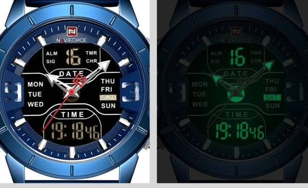 Clamanta Beauty Bleu design tendance montre de couple bleu