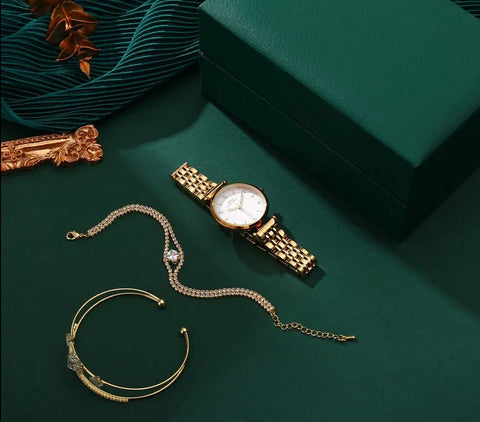 Clamanta Beauty Bracelet de montre élégante mode avec boîte cadeau