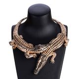 Clamanta Beauty Bronze Colliers ras du cou Style atypique pour femmes