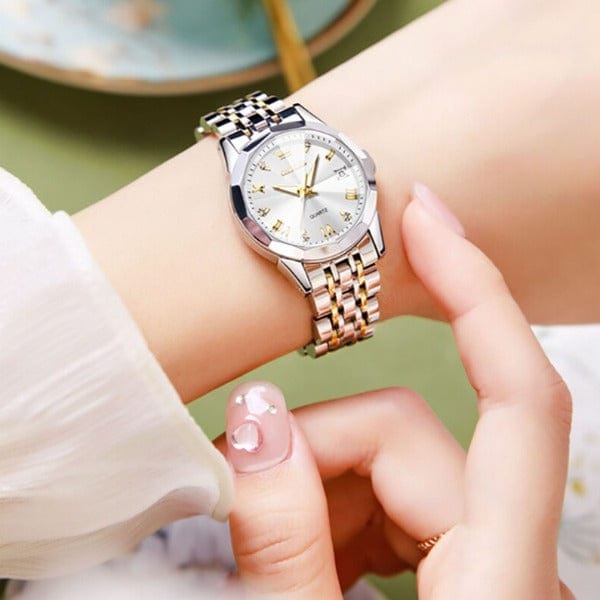 Clamanta Beauty Coffret Montre-bracelet et collier pour femmes