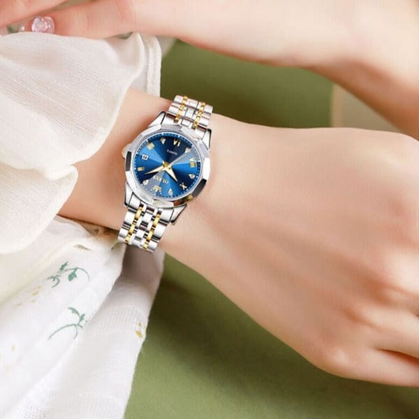 Clamanta Beauty Coffret Montre-bracelet et collier pour femmes