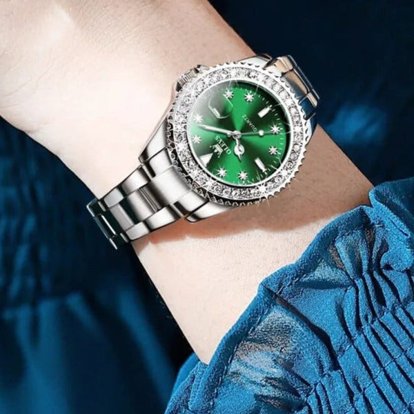 Clamanta Beauty Coffret montre et un bracelet élégants pour femme