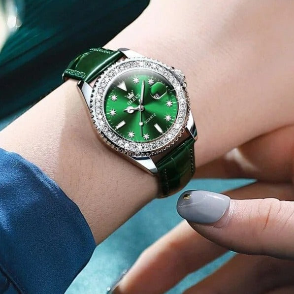 Clamanta Beauty Coffret montre et un bracelet élégants pour femme