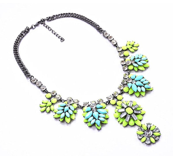 Clamanta Beauty Collier style bohème en acrylique pour femmes