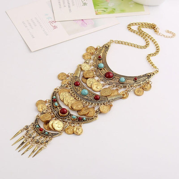 Clamanta Beauty Collier Style ethnique Baroque gitane