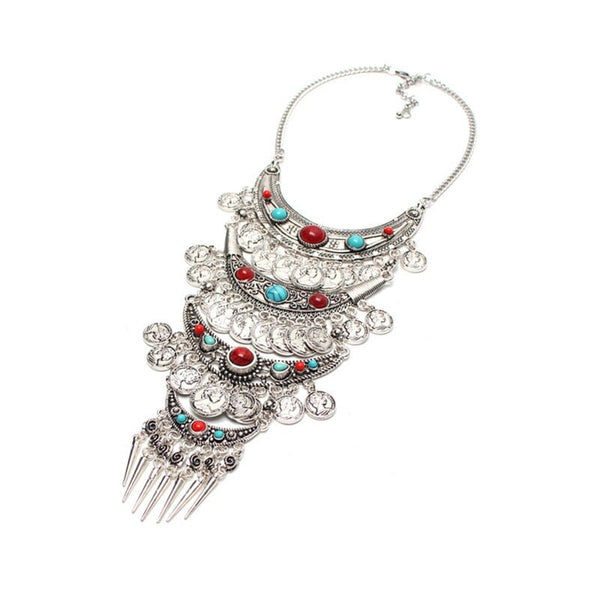 Clamanta Beauty Collier Style ethnique Baroque gitane