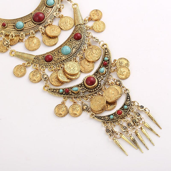 Clamanta Beauty Collier Style ethnique Baroque gitane