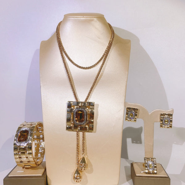 Clamanta Beauty HA0016 Chaine style cravate tendance pour femme