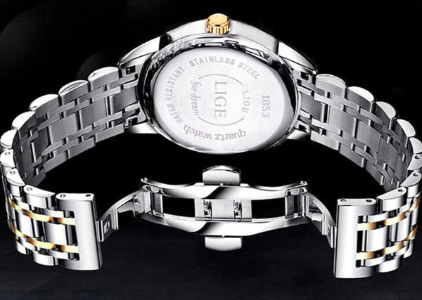 Clamanta Beauty Montre à Quartz de Couple