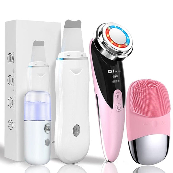 Clamanta Beauty Rose Appareil de beauté Radio fréquence, masseur pour cou et le visage