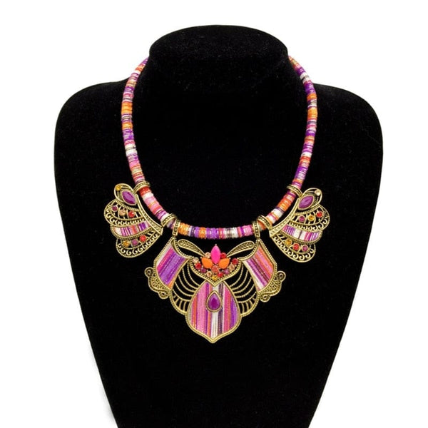 Clamanta Beauty Rose Ensemble de ras du cou et boucles d'oreilles