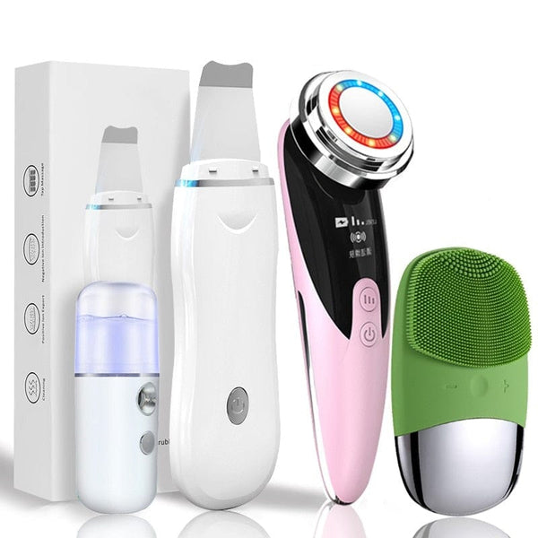 Clamanta Beauty Vert Appareil de beauté Radio fréquence, masseur pour cou et le visage