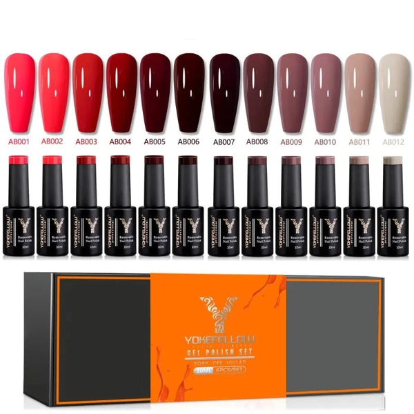 ClamantaBeauty  AB001-AB012 vernis à ongles Gel Semi Permanent 10 ML