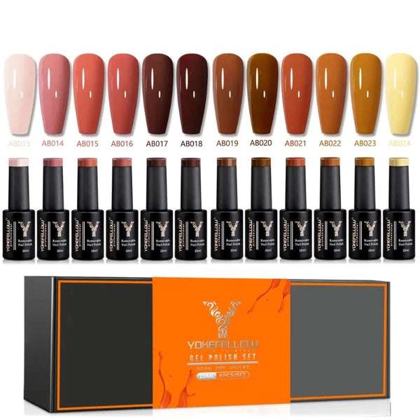 ClamantaBeauty  AB013-AB024 vernis à ongles Gel Semi Permanent 10 ML