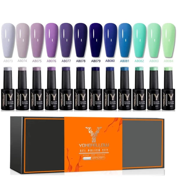 ClamantaBeauty  AB073-AB084 vernis à ongles Gel Semi Permanent 10 ML