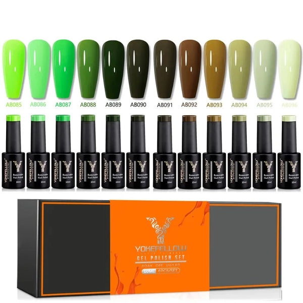 ClamantaBeauty  AB085-AB096 vernis à ongles Gel Semi Permanent 10 ML