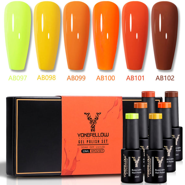 ClamantaBeauty  AB097-AB102 Lot UV Gel Vernis À Ongles 10ml