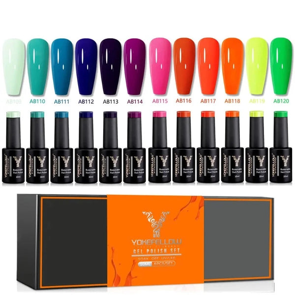 ClamantaBeauty  AB109-AB120 vernis à ongles Gel Semi Permanent 10 ML