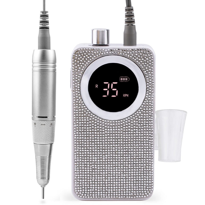 ClamantaBeauty  Blanc Ponceuse à ongles électrique professionnelle