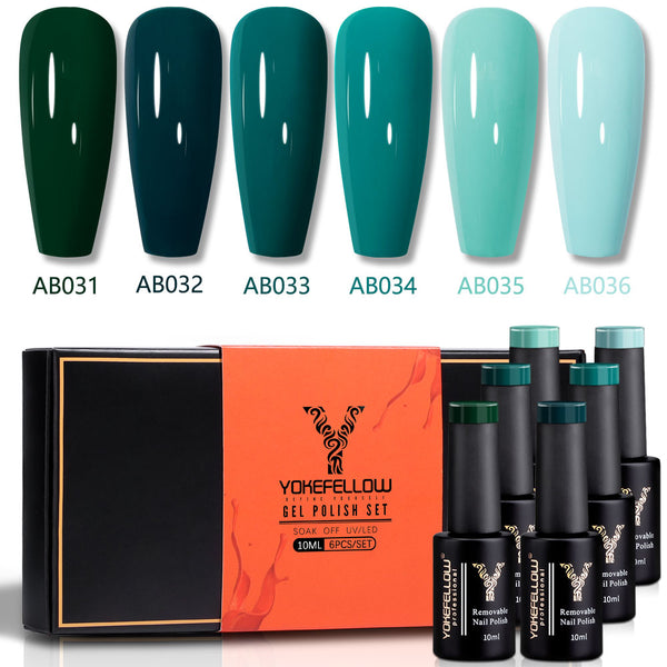 ClamantaBeauty  AB031-AB036 Lot UV Gel Vernis À Ongles 10ml