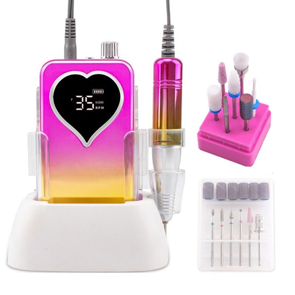 ClamantaBeauty  Rose Lime à ongles électrique polisseuse 35000 tr/min