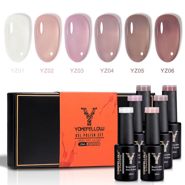 ClamantaBeauty  YZ01-YZ06 Lot UV Gel Vernis À Ongles 10ml