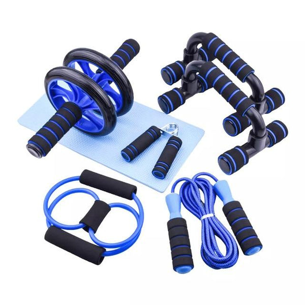 Clamanta Bandes de résistance Bleu 5 PCS Bandes de résistance d'entraînement musculaire