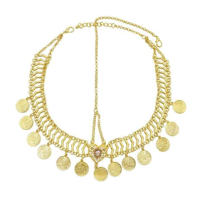 Clamanta Beauty Chaîne de tête G Chaîne de tête style indienne