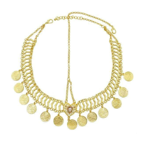 Clamanta Beauty Chaîne de tête G Chaîne de tête style indienne