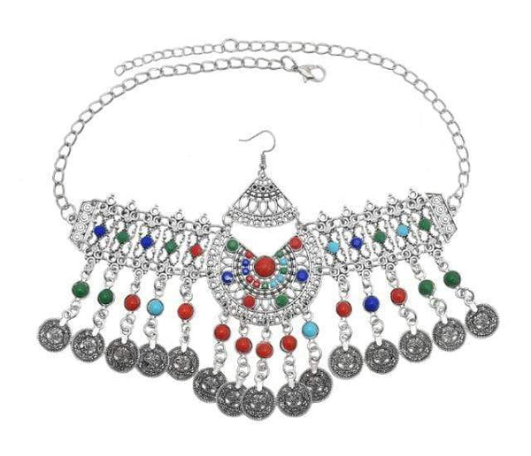 Clamanta Beauty Chaîne de tête S 3 Chaîne de tête style indienne