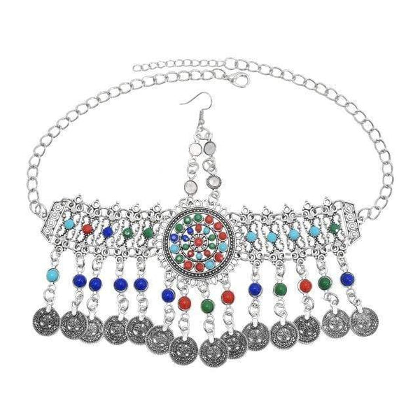 Clamanta Beauty Chaîne de tête S 4 Chaîne de tête style indienne