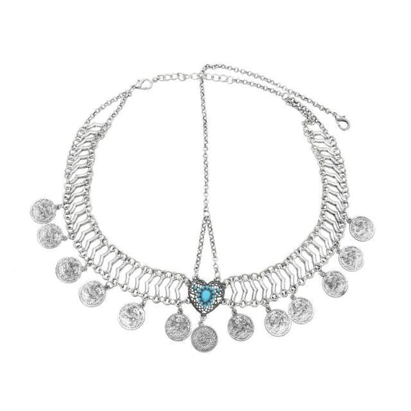 Clamanta Beauty Chaîne de tête S Chaîne de tête style indienne