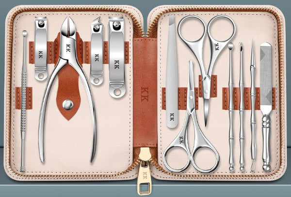 Clamanta Beauty  coupe-ongles Argent Kit coupe-ongles manucure et pédicure