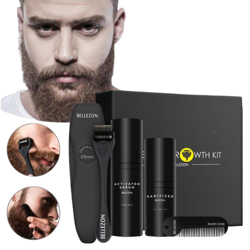 Clamanta Beauty Kit de barbe Ensemble de soins barbe4 Pcs