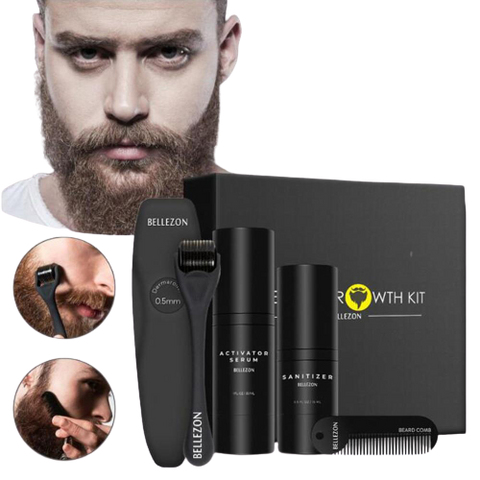Clamanta Beauty Kit de barbe Ensemble de soins barbe4 Pcs