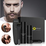 Clamanta Beauty Kit de barbe Ensemble de soins barbe4 Pcs