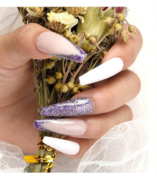 Clamanta Beauty  Kit de manucure kit manucure avec lampe uv avec lot de vernis à ongles