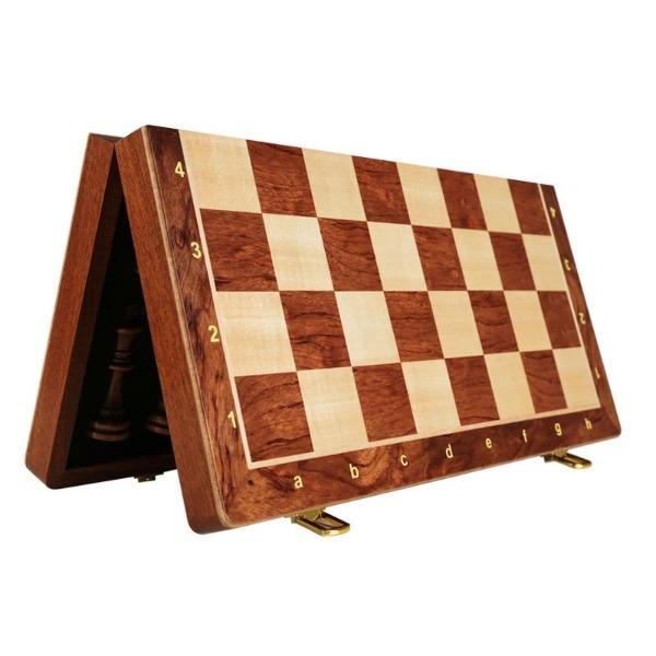 Clamanta Beauty  Marron jeux d echecs en bois