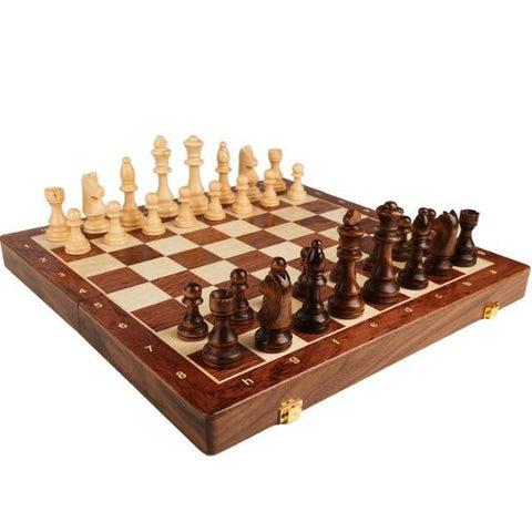 Clamanta Beauty  Marron jeux d echecs en bois