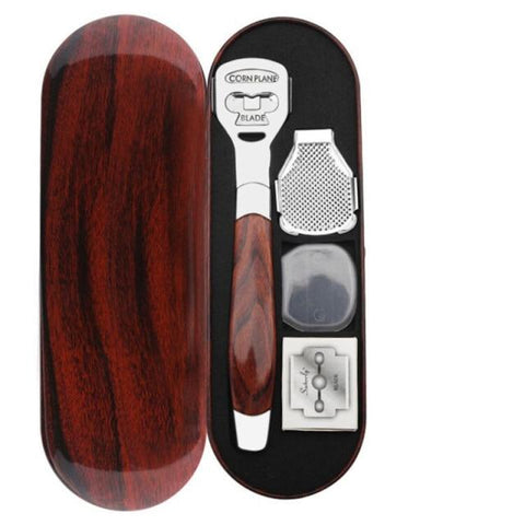 Clamanta Beauty  Râpe pédicure Râpe pédicure manche en bois