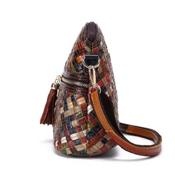 Clamanta Beauty  Sac à bandoulière design tissé