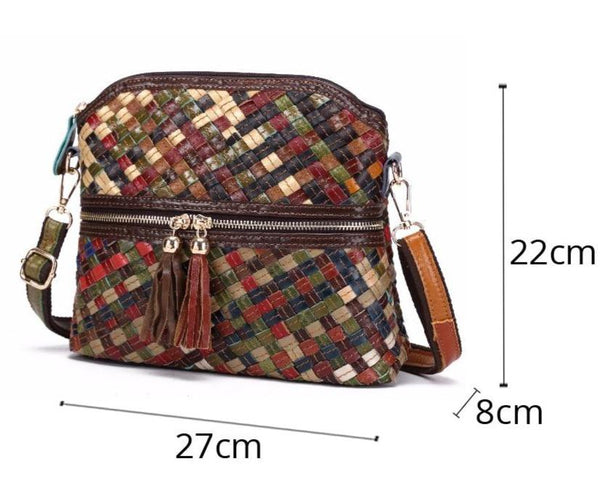 Clamanta Beauty  Sac à bandoulière design tissé