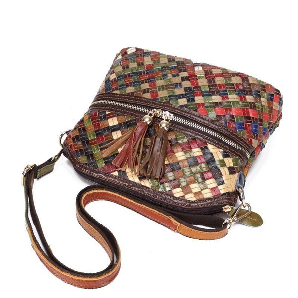 Clamanta Beauty  Sac à bandoulière design tissé