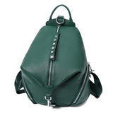 Clamanta Beauty  Sac à dos Vert Sac a dos cuir tendance de grande capacité