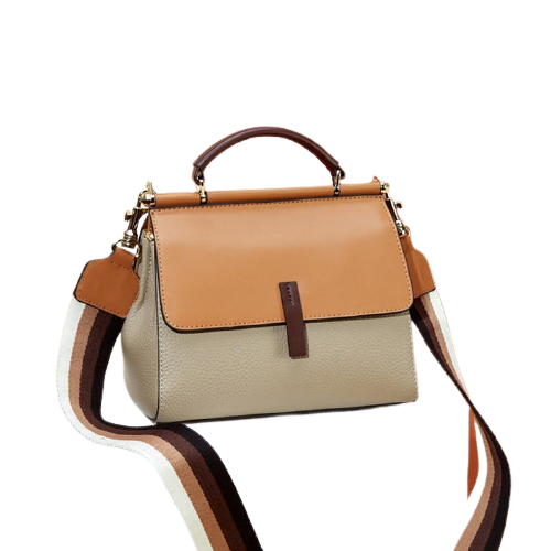 Clamanta Beauty Sac à main cuir Marron Sac à main cuir véritable style fashion pour femmes