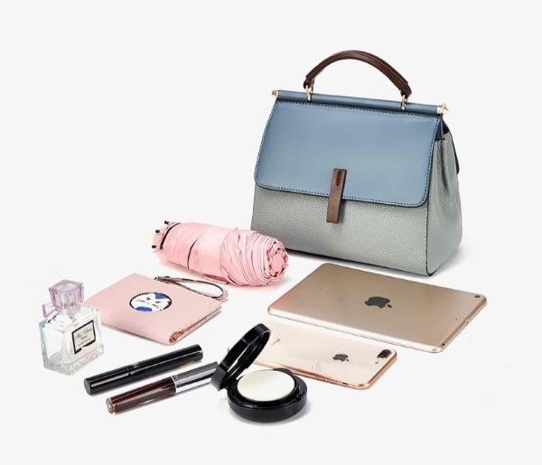 Clamanta Beauty Sac à main cuir Sac à main cuir véritable style fashion pour femmes