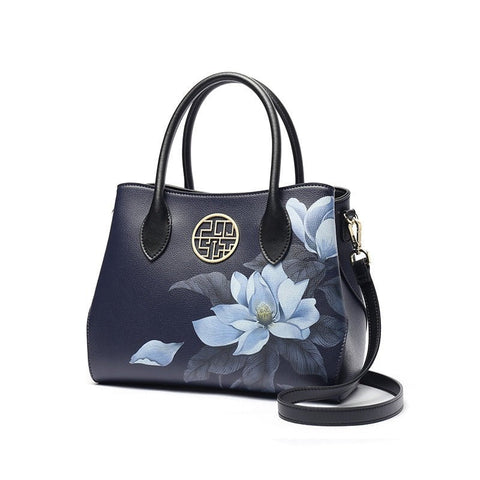 Clamanta Beauty  Sac à main femmes Bleu Sac a main femme fourre-tout décontracté en cuir