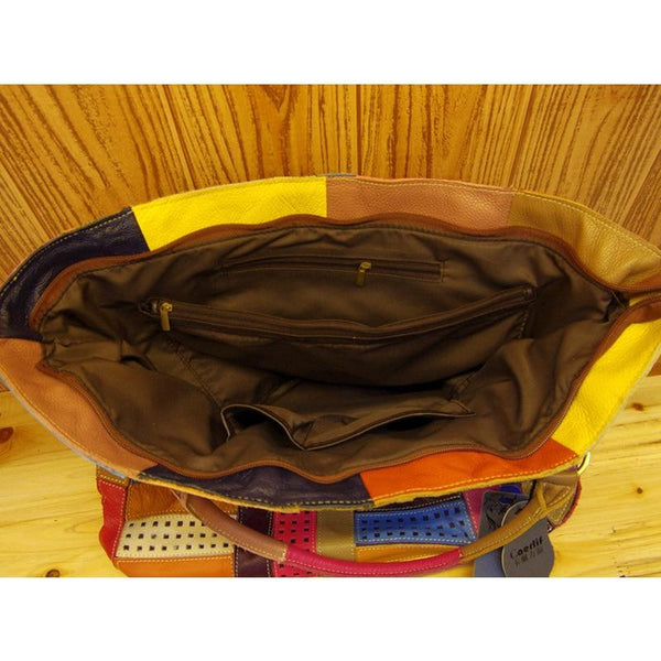 Clamanta Beauty  Sac à main femmes Sac à main en cuir véritable pour femmes