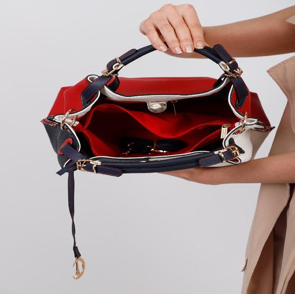 Clamanta Beauty  Sac à main femmes Sac et Portefeuille Combine en cuir synthétique