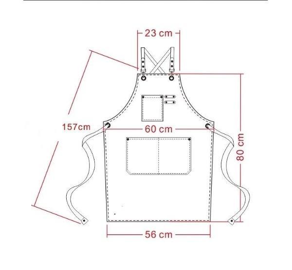Clamanta Beauty Tablier Tablier sans manches